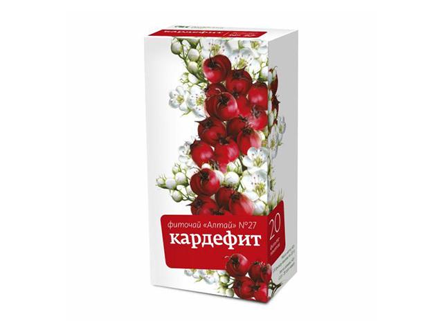 алтай фиточай №27 кардефит 2г. №20 пак.