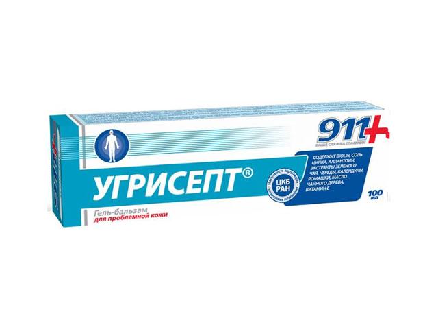 911-угрисепт гель д/лица 100мл.