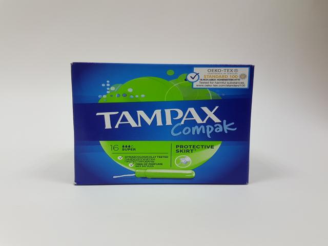тампакс тампоны компак супер аппл. №16 дуо [tampax]