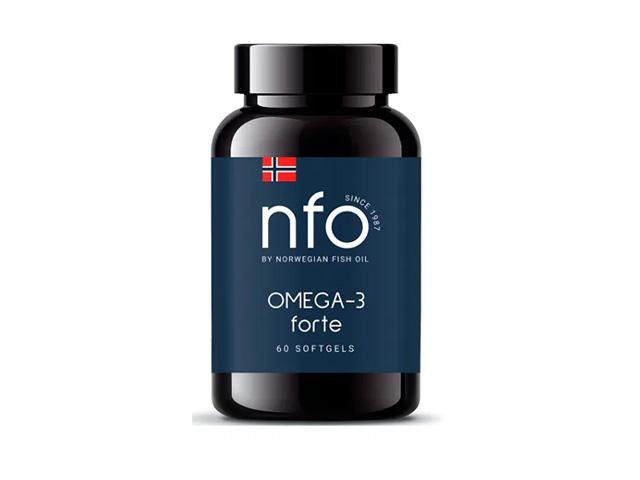 норвегиан фиш оил (nfo) омега-3 форте 1384мг №60 капс.