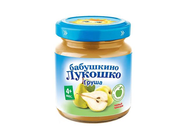 б.лукошко пюре 100г. груша