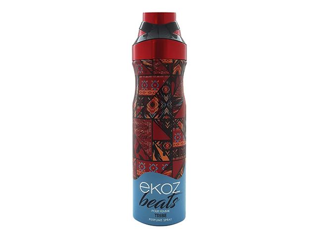 ekoz beats дезодорант-спрей жен tribe pour femme 200ml
