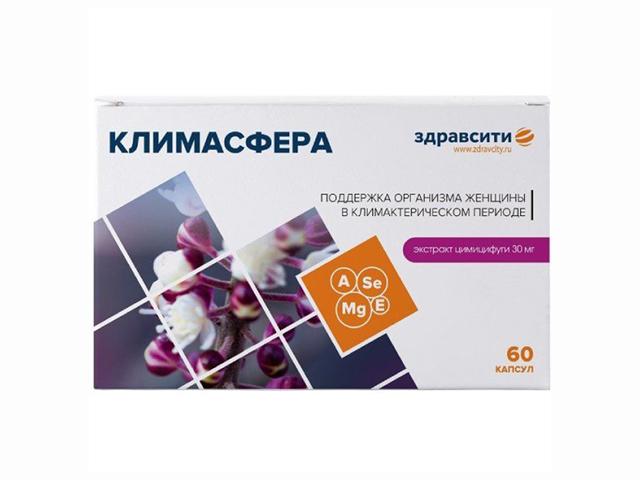 здравсити климасфера 500мг. №60 капс.