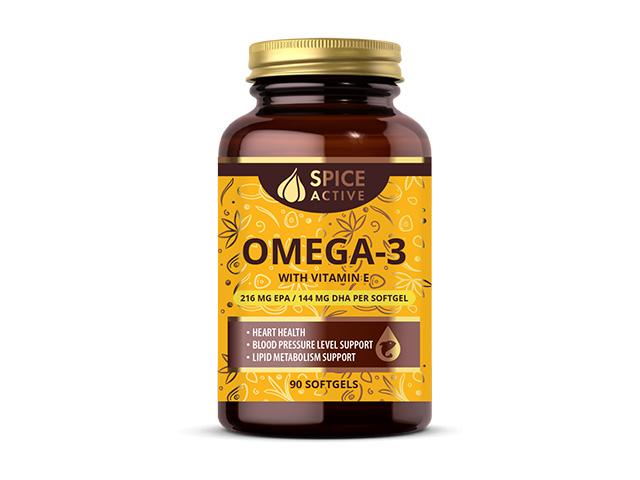 спайс актив омега 3 с витамином е капс.№90 (spice active)