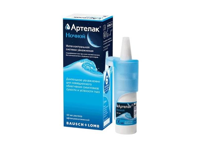 артелак ночной р-р увл. офтальмологический фл. 10мл