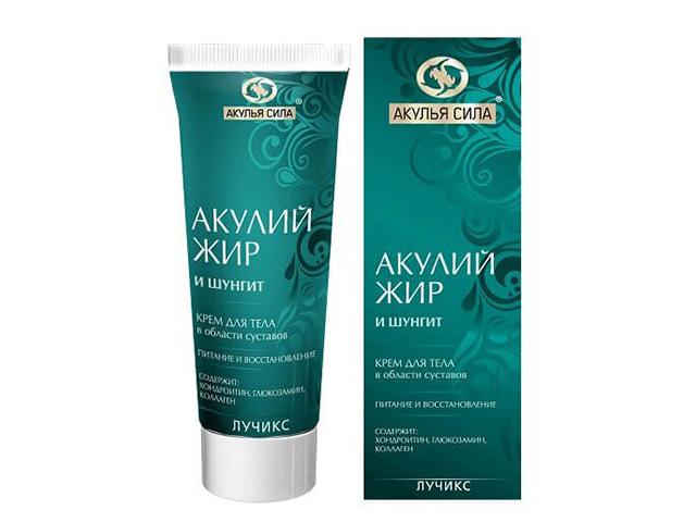 акулий жир крем д/тела шунгит 75мл.