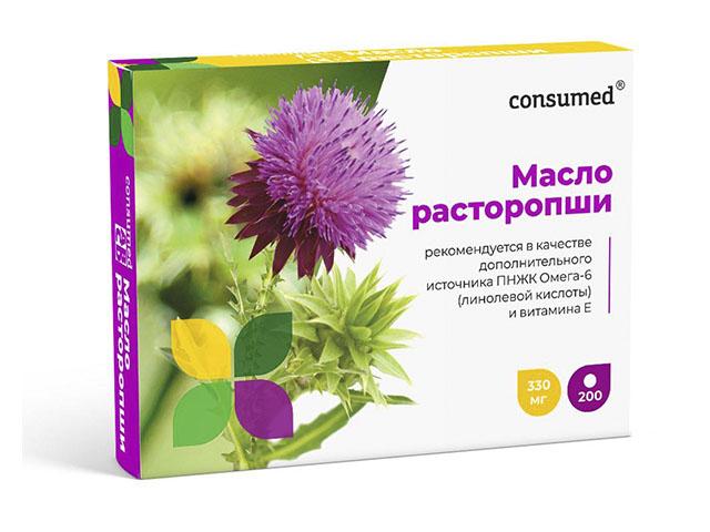 консумед расторопши масло №200 капс.
