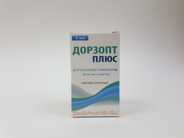 дорзопт плюс 20+5мг/мл. 5мл. гл.капли фл./кап.