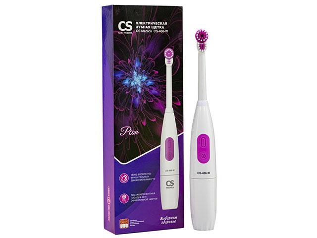 зубная щетка cs medica cs-466-w белая [omron]