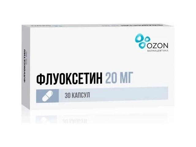 флуоксетин 20мг. №30 капс. /озон/