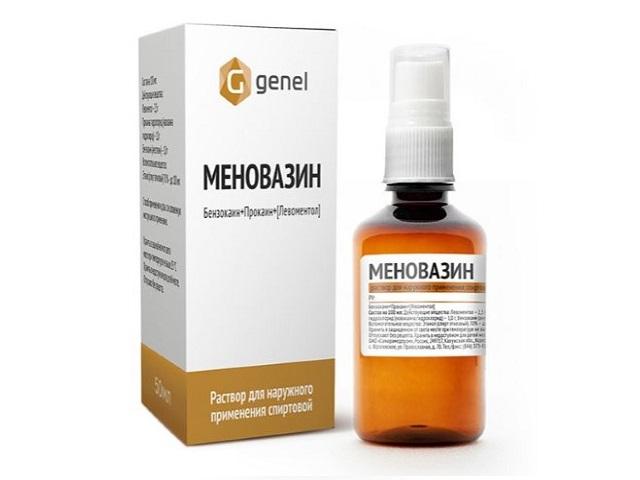 меновазин 50мл. р-р фл.с распылителем /самарамедпром/