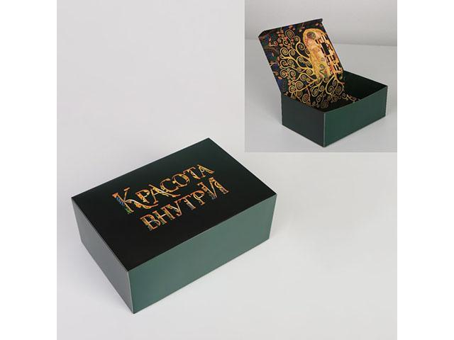*коробка сборная двухсторонняя "красота внутри" 18 х 12 х 8 см. 7323085