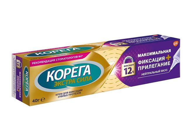 корега крем д/фикс зуб протезов максимальная фиксация+прилегание 40 г