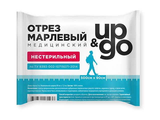 up&go отрез марлевый медицинский нестерильный гост 5м*90см навтекс