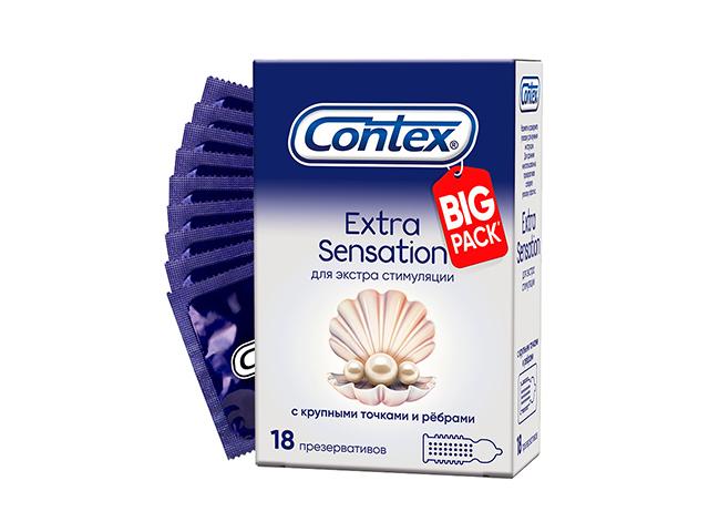 контекс презерватив extra sensation №18 доп.ощущения [contex]
