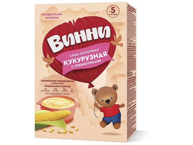 винни каша 200г. кукуруза+пребиотики мол.
