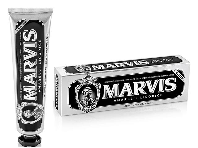marvis зубная паста amarelli licorice/ амарелли лакрица. 85 гр. 411174