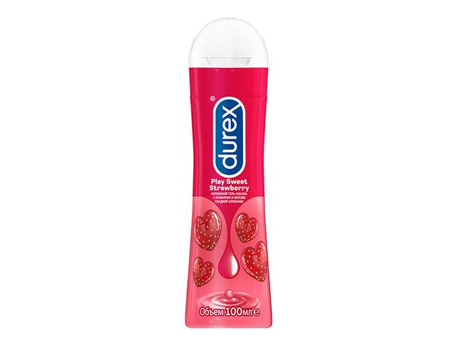 дюрекс гель-лубрикант плэй свит клубника 100мл. [durex]
