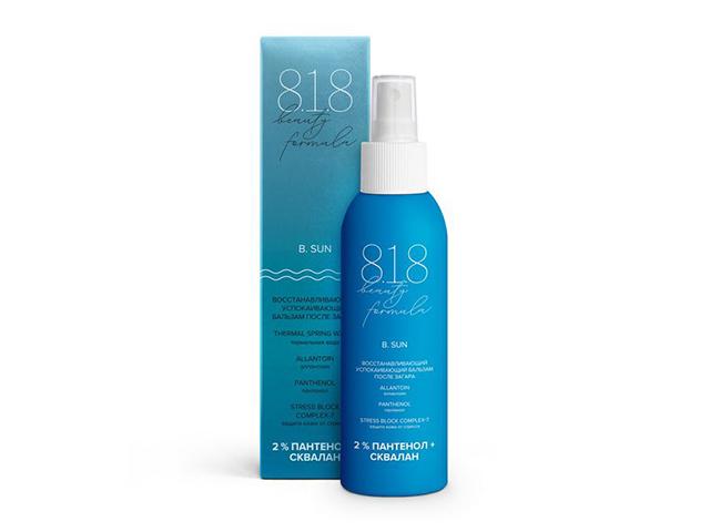 818 beauty formula estiqe бальзам восст успок. п/загара 150мл фл