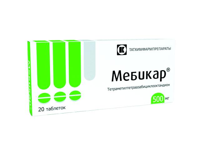 мебикар 500мг. №20 таб. 5755