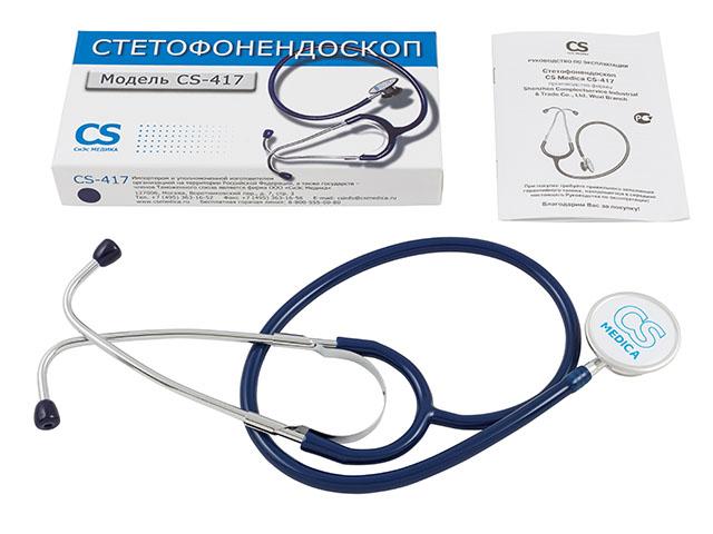 омрон стетофонендоскоп cs 417 синий [omron]