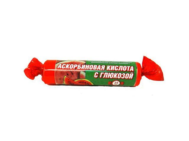 аскорбиновая к-та арбуз №10 крутка сах.