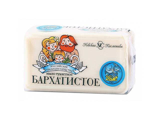 мыло туалетное бархатистое 140г. /нк/невская косметика/