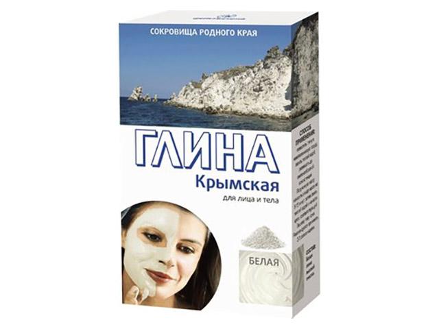 глина белая крымская 100г. очищ.