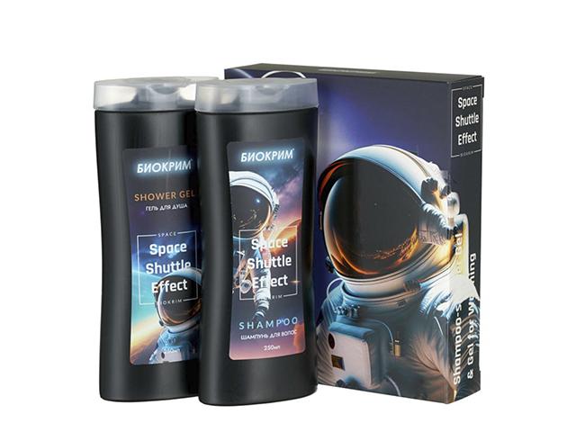 биокрим подарочный набор муж 2пр space shuttle effect (ш-нь250+гель д д250) 55116