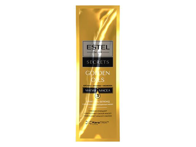 estel secrets саше шампунь-флюид д/волос с компл драг масел golden oils 10мл es o s10
