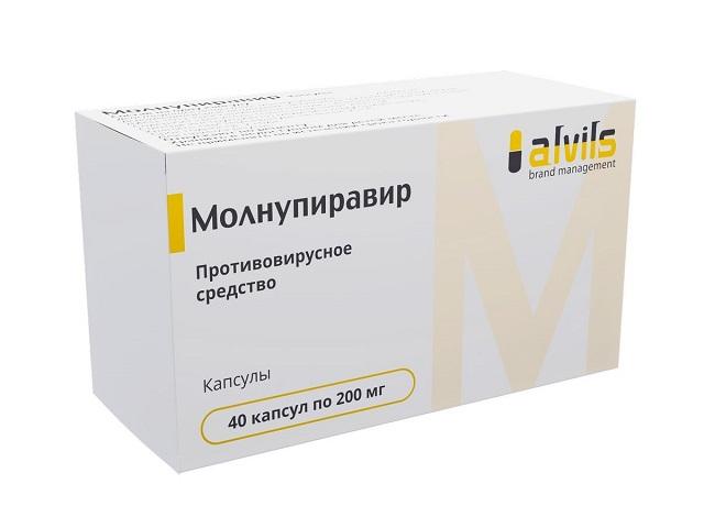 молнупиравир 200мг n40 капс. /озон/