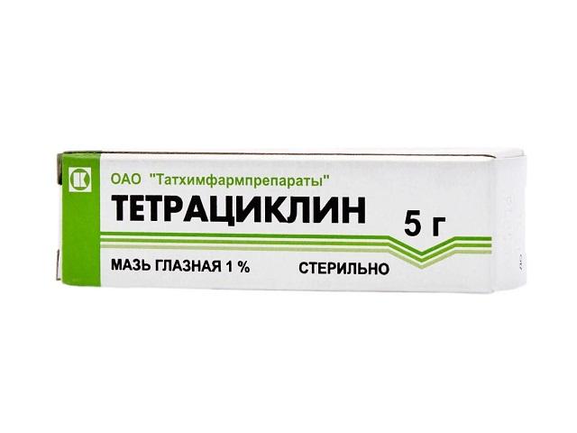 тетрациклиновая 1% 5г. мазь гл. /татхимфарм/ 4143