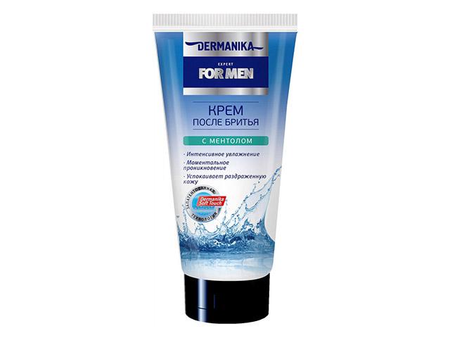 дерманика for men крем после бритья с ментолом 75мл (40281)