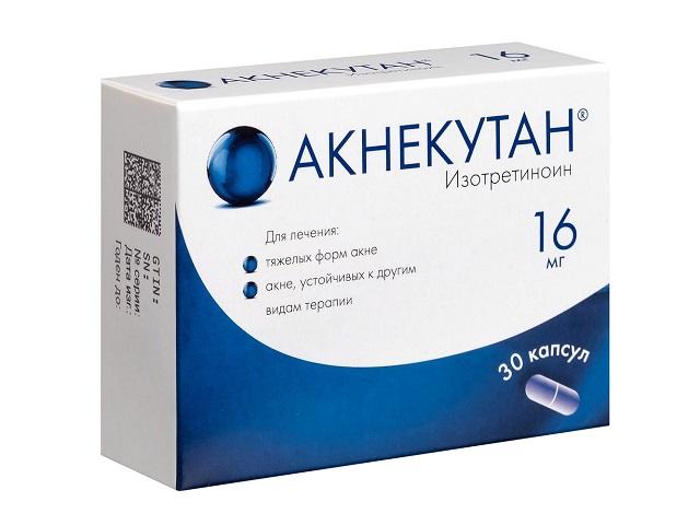 акнекутан 16мг. №30 капс. 6121