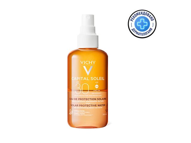 виши капитал солей спрей 2-х фаз. активатор загара spf30 200мл. [vichy]