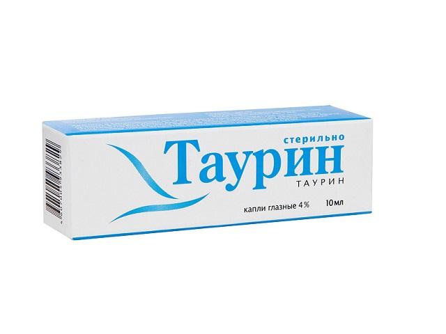 таурин 4% 10мл. гл.капли фл./кап. /славянская аптека/
