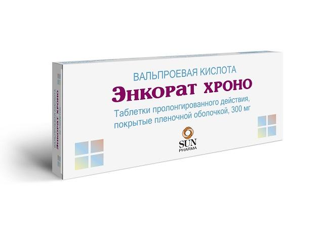 энкорат хроно 300мг. №30 таб. п/о
