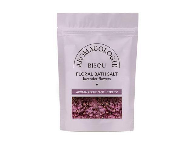 bisou aromacologie соль для ванны цветочная антистресс лаванда 330гр (251325)