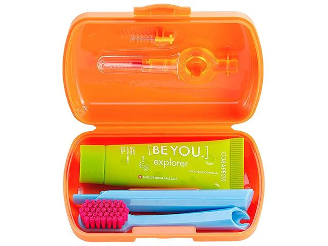*curaprox be you н-р дорож.щетка cs5460+паста be you 10мл+ерши cps prime 07-09 с дер.409 защ.к.оранж
