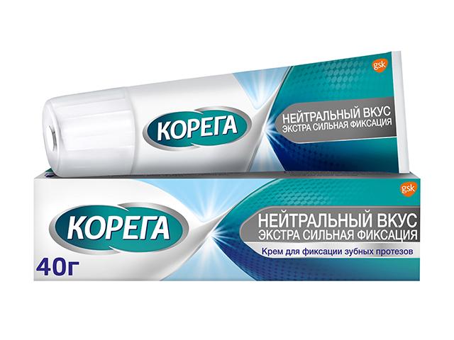 корега крем д/фикс. зуб.протезов 40г. экстра сильная фиксация нейтральный [corega]