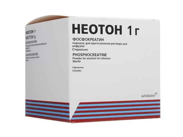 неотон 1г. №4 пор. д/р-ра д/инф. фл.