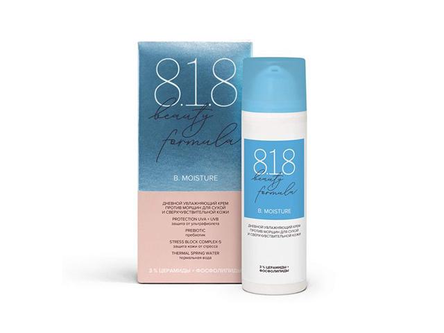 818 beauty formula estiqe крем дневной увлаж. против морщин д/сухой и сверхчувств. кожи 50мл