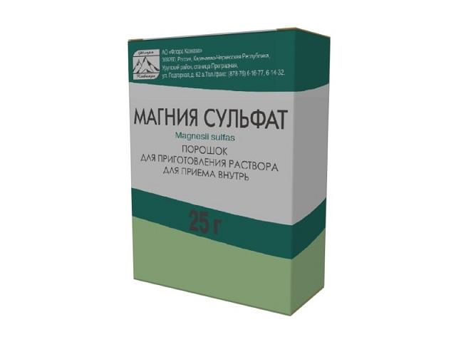 магния сульфат 25г. №10 пор. пак. /флора кавказа/
