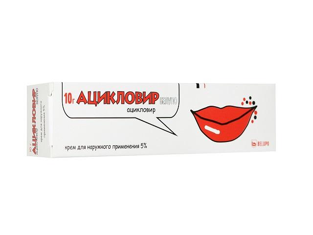 ацикловир-белупо 5% 10г. крем 4753