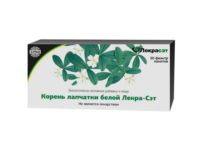 лапчатки белой корень 1,5г. №20 пак. /лекра-сэт /