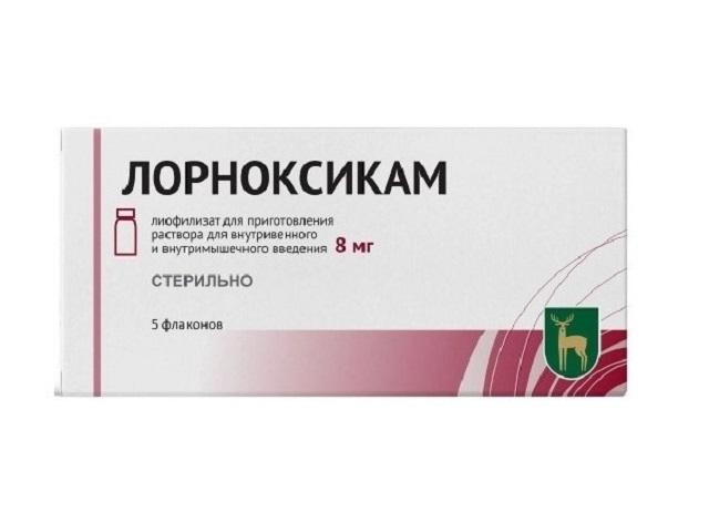 лорноксикам 8мг. №5 лиоф. д/р-ра в/в в/м фл.
