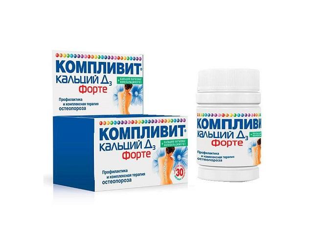 компливит кальций д3 форте мята №30 таб.жев. 8159