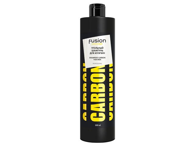 концепт фьюжн шампунь д муж угольный shampoo carbon for men concept fusion 500мл