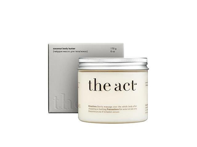 the act labs твердое масло для тела массажное кокос 170 г.