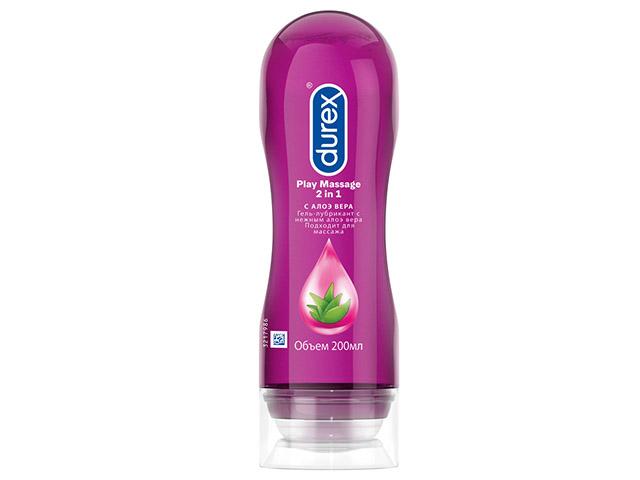 дюрекс гель-смазка 2в1 плэй алоэ вера 200мл. [durex]
